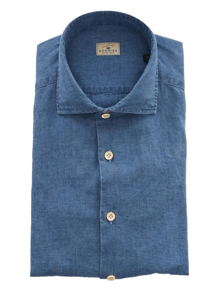  Sonrisa Checked-pattern Shirt - Blue 