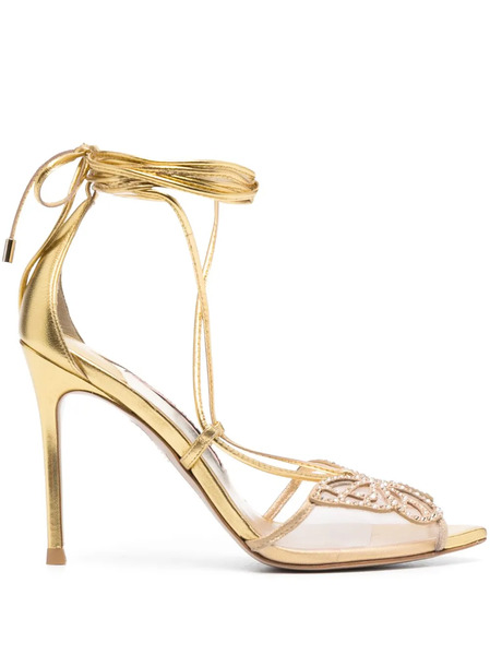  Sophia Webster Butterfly-detail Sandals - Gold 