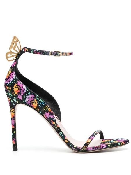  Sophia Webster Mariposa Heeled Sandals - Black 