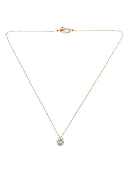  Sophie Bille Brahe 14k Yellow Gold Luna Pearl Necklace - White 
