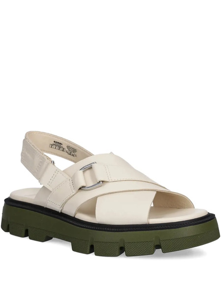  Sorel Crossover Slingback Sandals - Neutrals 