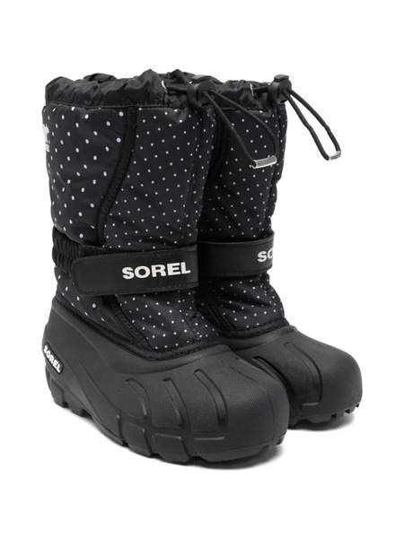  Sorel Kids Polka-dot Strap Boots - Black 