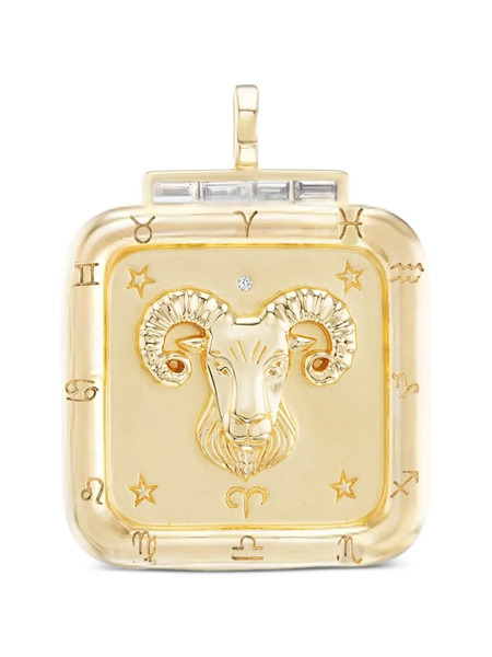  Sorellina Diamond Aries Pendant - Gold 