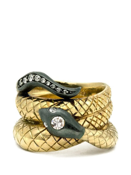  Sorellina Diamond Serpent-design Ring - Gold 