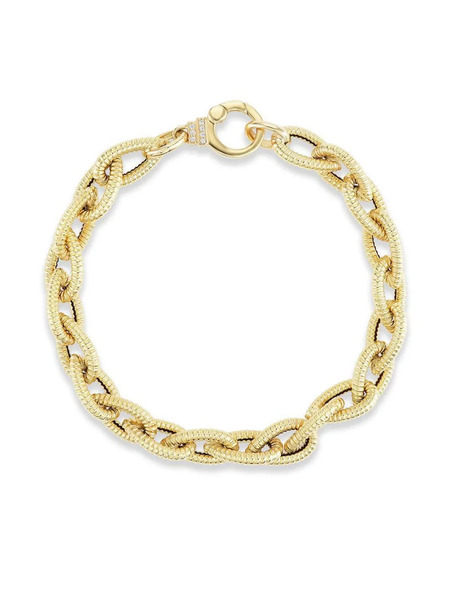  Sorellina 18k Yellow Gold Teardrop Diamond Bracelet 