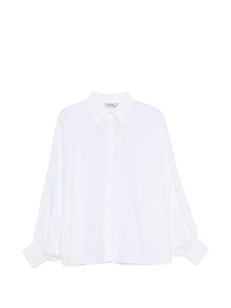  Sosue Antonia Cuffed-sleeve Buttoned Shirt - White 