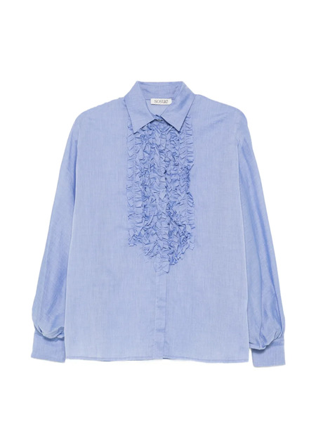  Sosue Antonia Ruffled Shirt - Blue 