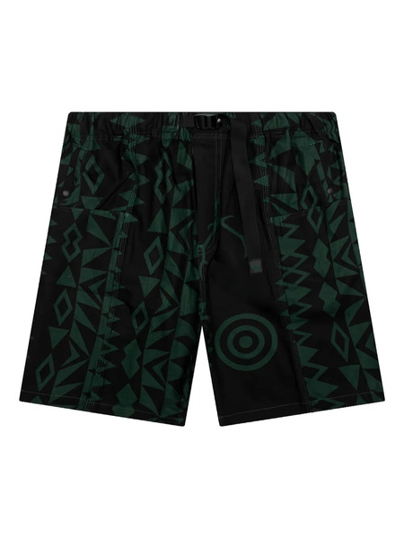  South2 West8 Belted Printed Shorts - Black 