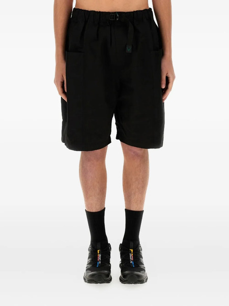  South2 West8 Elasticated-waistband Bermuda Shorts - Black 
