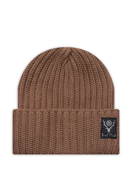  South2 West8 Ribbed Knit Beanie - Brown 