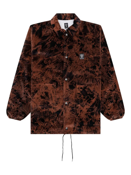  South2 West8 Tie-dye Pattern Jacket - Orange 