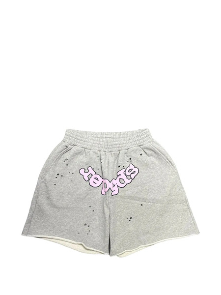  Sp5der Web Logo Shorts - Grey 