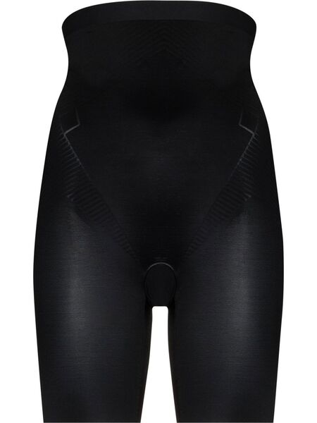  Spanx High-waisted Stretch Shorts - Black 
