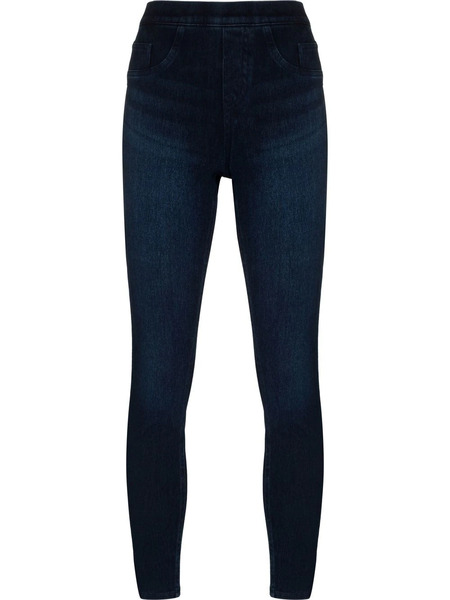  Spanx Jean-ish Cropped Leggings - Blue 