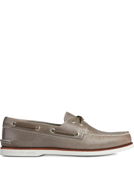  Sperry Top-sider Leather Boat Shoes - Grey 