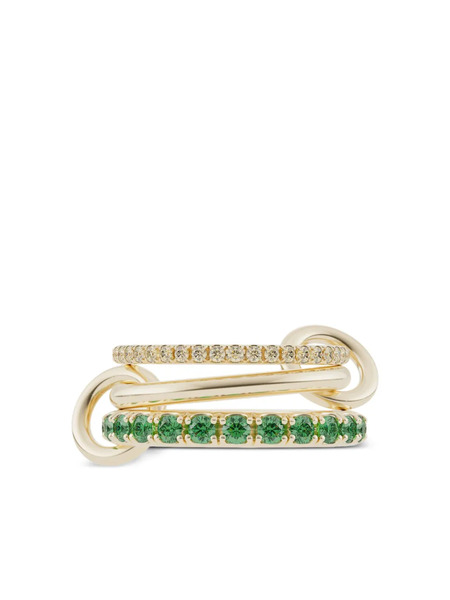  Spinelli Kilcollin 18k Yellow Gold Emerald Ring 