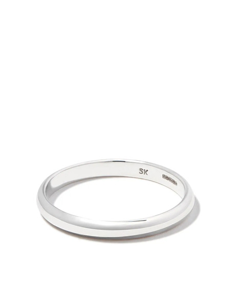  Spinelli Kilcollin 18kt White Gold Half Round Ring - Silver 