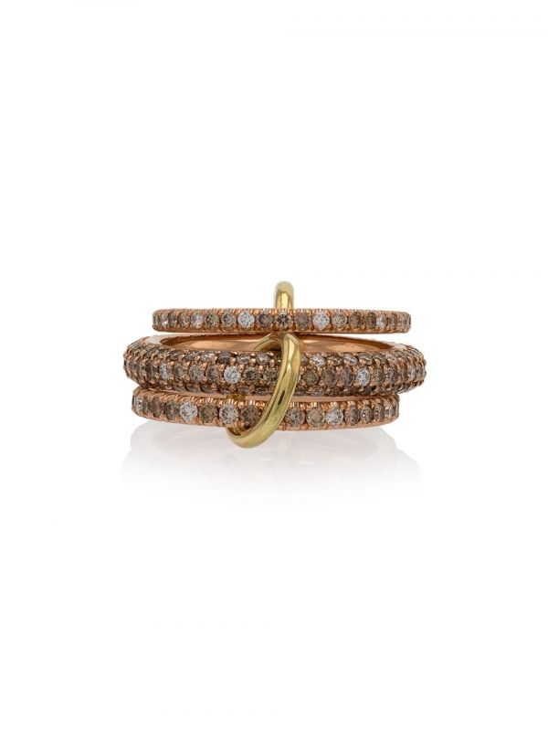  Spinelli Kilcollin Rose Gold Nova Diamond Ring - Metallic 