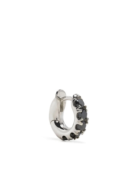  Spinelli Kilcollin Sterling Silver Diamond Mini Hoop Earring 