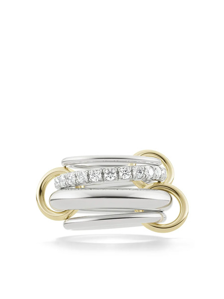  Spinelli Kilcollin Sterling Silver Luna Diamond Ring - White 