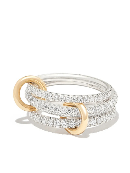  Spinelli Kilcollin Sterling Silver Nova Petite Diamond Ring 