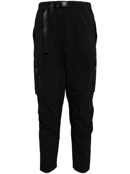  Spoonyard Belted Tapered Cargo Trousers - Black 