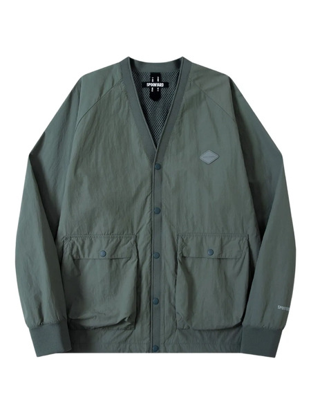  Spoonyard Front Pocket Cardigan - Green 