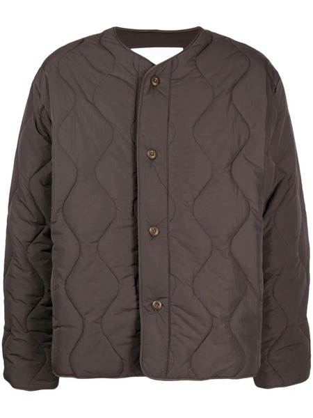  Spoonyard Quilted Padded Shirt Jacket - Brown 