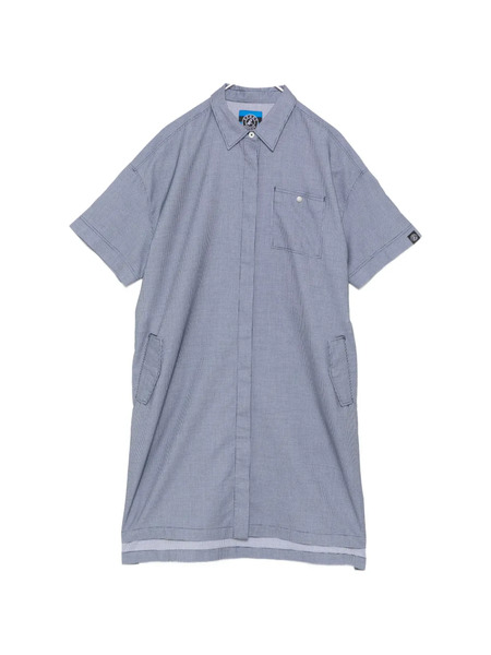  Sport B. By Agnès B. Checker Shirt Dress - Blue 