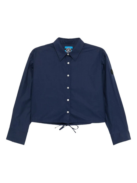  Sport B. By Agnès B. Cropped Long-sleeves Shirt - Blue 