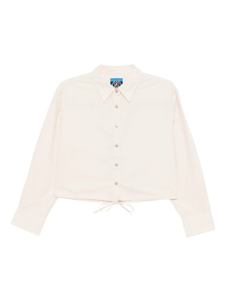  Sport B. By Agnès B. Cropped Long-sleeves Shirt - Neutrals 