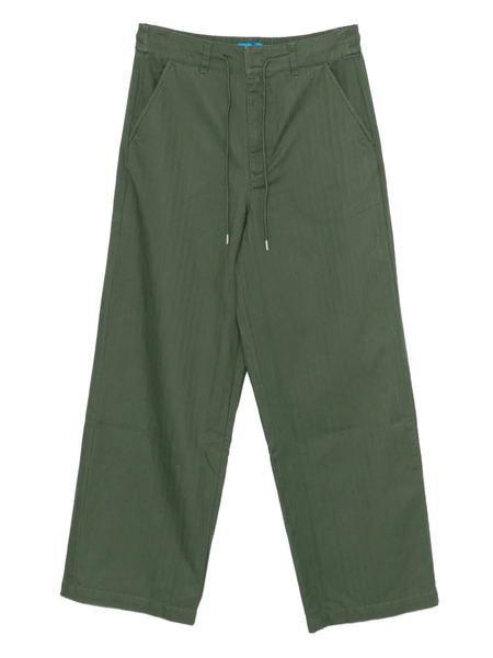  Sport B. By Agnès B. Drawstring Straight Trousers - Green 