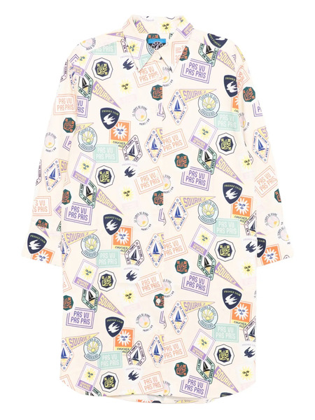  Sport B. By Agnès B. Graphic-print Dress - Neutrals 