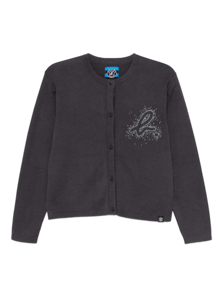  Sport B. By Agnès B. Logo Cardigan - Grey 