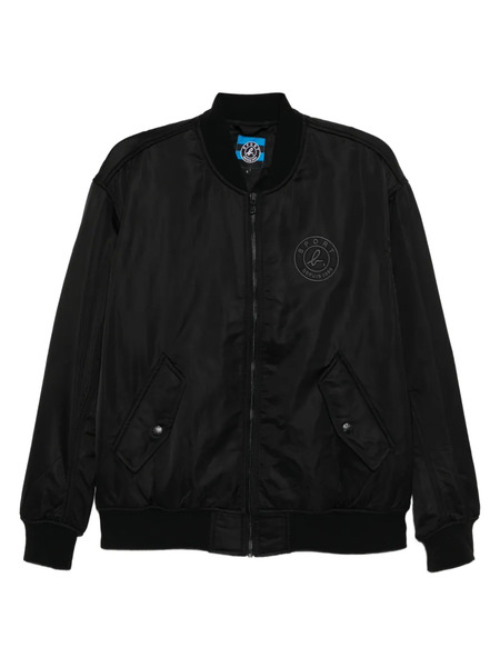  Sport B. By Agnès B. Logo-embroidered Bomber Jacket - Black 