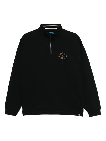  Sport B. By Agnès B. Logo-embroidered Sweatshirt - Black 