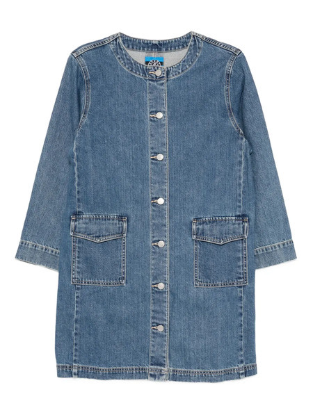  Sport B. By Agnès B. Logo-patch Denim Dress - Blue 