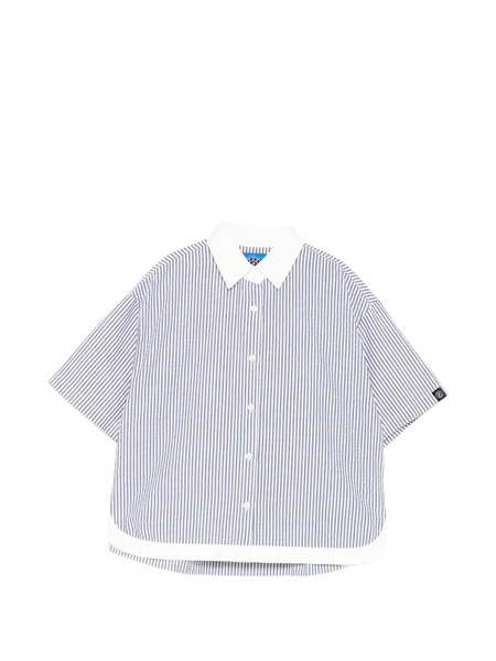  Sport B. By Agnès B. Striped Short-sleeve Shirt - Blue 
