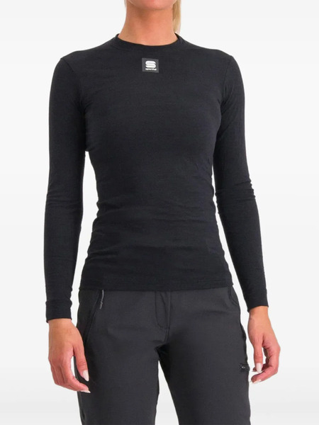  Sportful Logo-print Performance T-shirt - Black 
