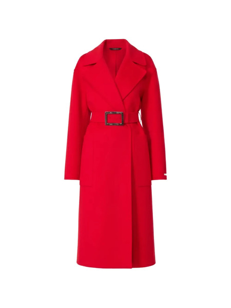  Sportmax Belt Coat - Red 