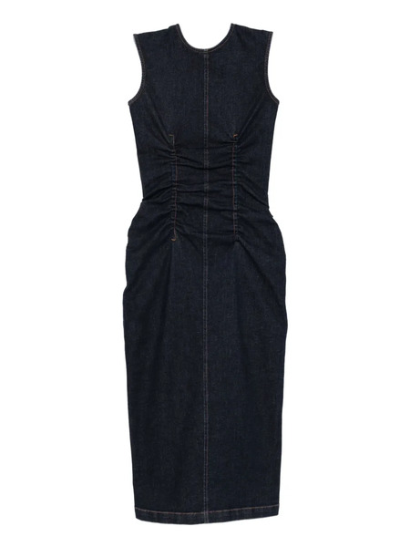  Sportmax Denim Midi Dress - Blue 