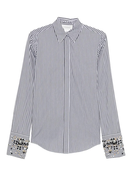  Sportmax Embellished Striped Shirt - White 