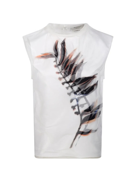  Sportmax Floral-print Top - White 