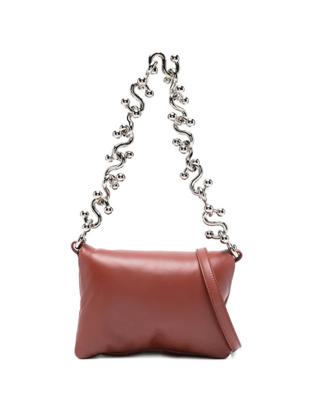  Sportmax Mini Soffy Chain-strap Leather Shoulder Bag - Red 