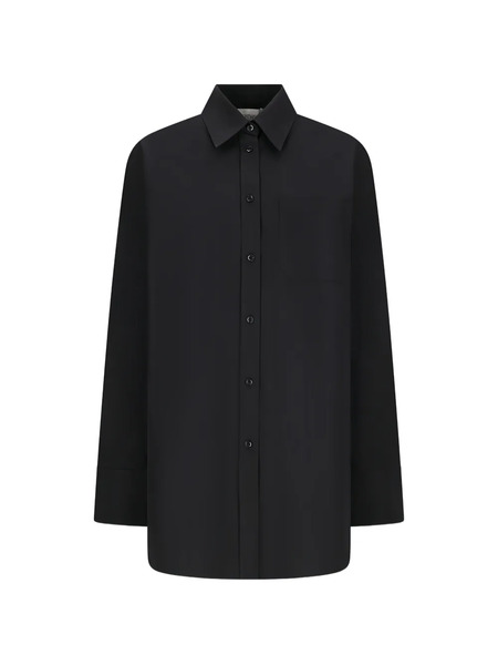  Sportmax Nespola Pleated Shirt - Black 