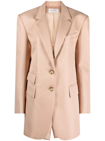  Sportmax Notched-lapels Single-breasted Blazer - Neutrals 