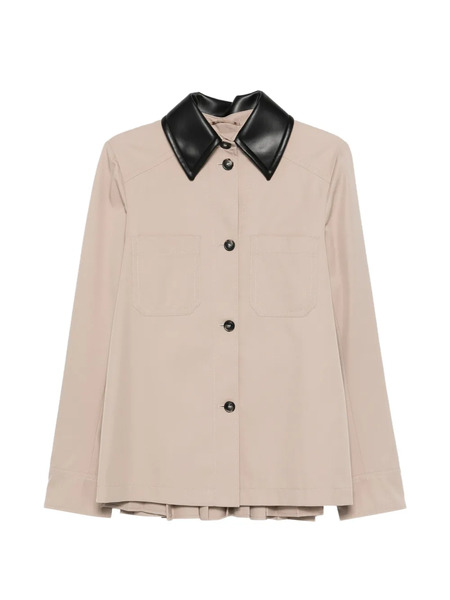  Sportmax Pleated-back Jacket - Neutrals 