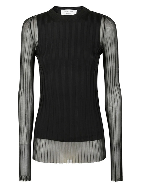  Sportmax Pleated Long-sleeve Top - Black 