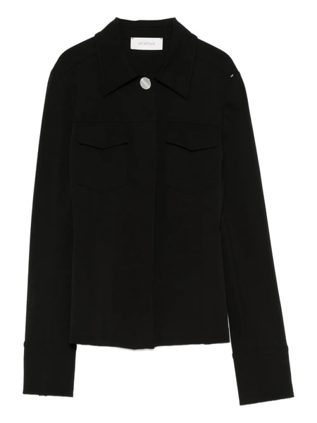  Sportmax Point-collar Jacket - Black 
