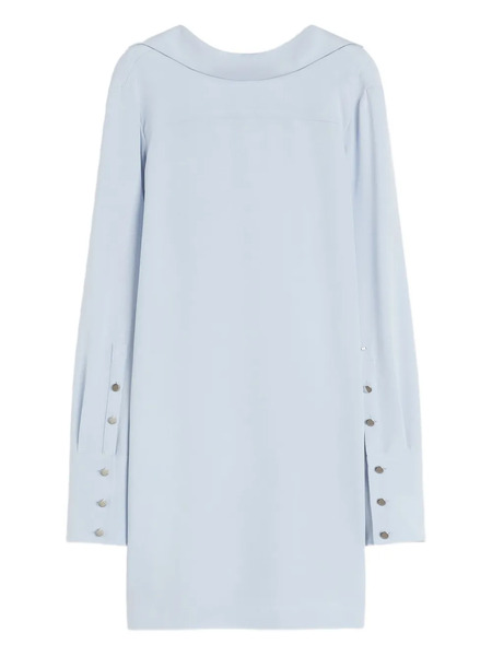  Sportmax Silk Blend Midi Dress - Blue 